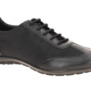 Geox U74A5B 01143 C9999 Herren Halbschuhe Schwarz - Elegante Schn?rschuhe