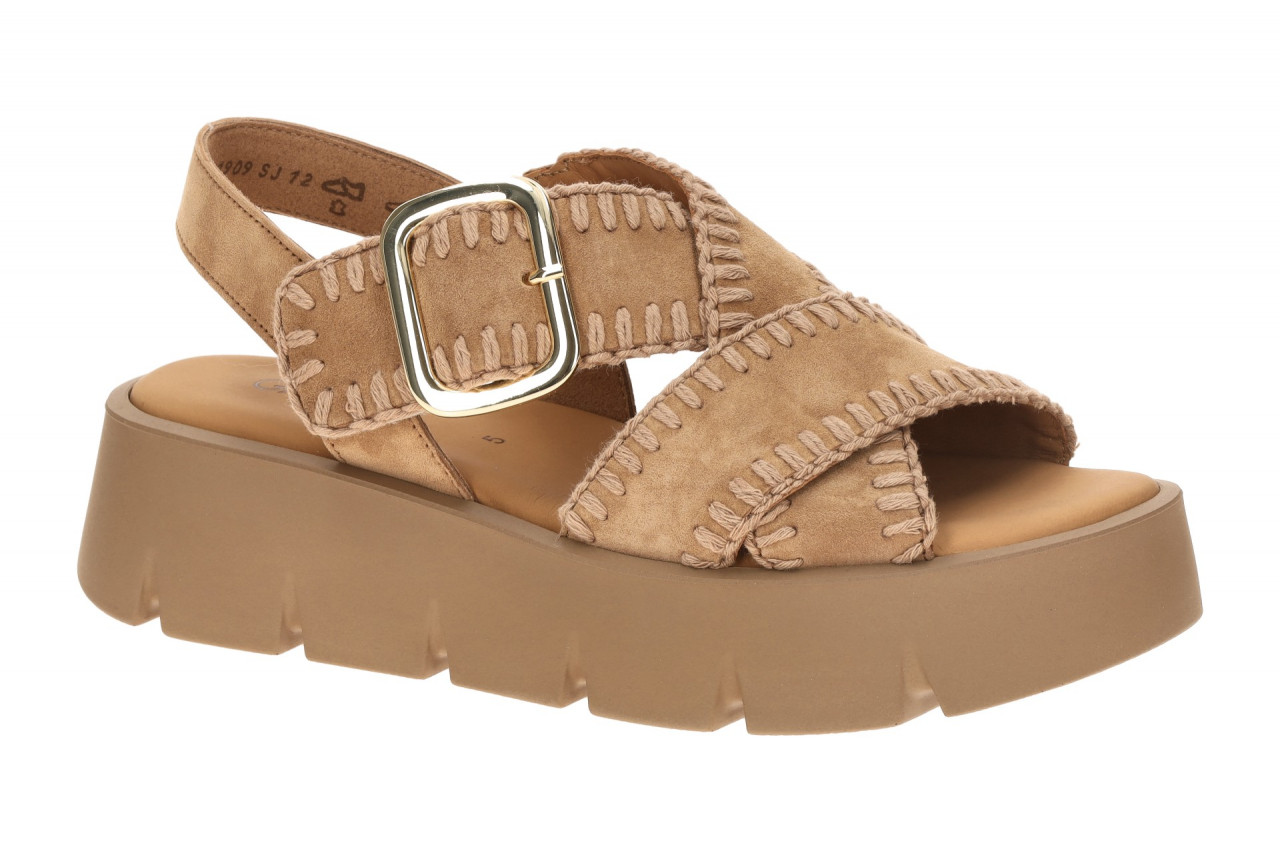 Gabor 84.751.14 Damen Sandalette Riemchen Sandale Braun Walnut Uni ComfortFit 1 Gabor 84.751.14 Damen Sandalette Riemchen Sandale Braun Walnut Uni ComfortFit