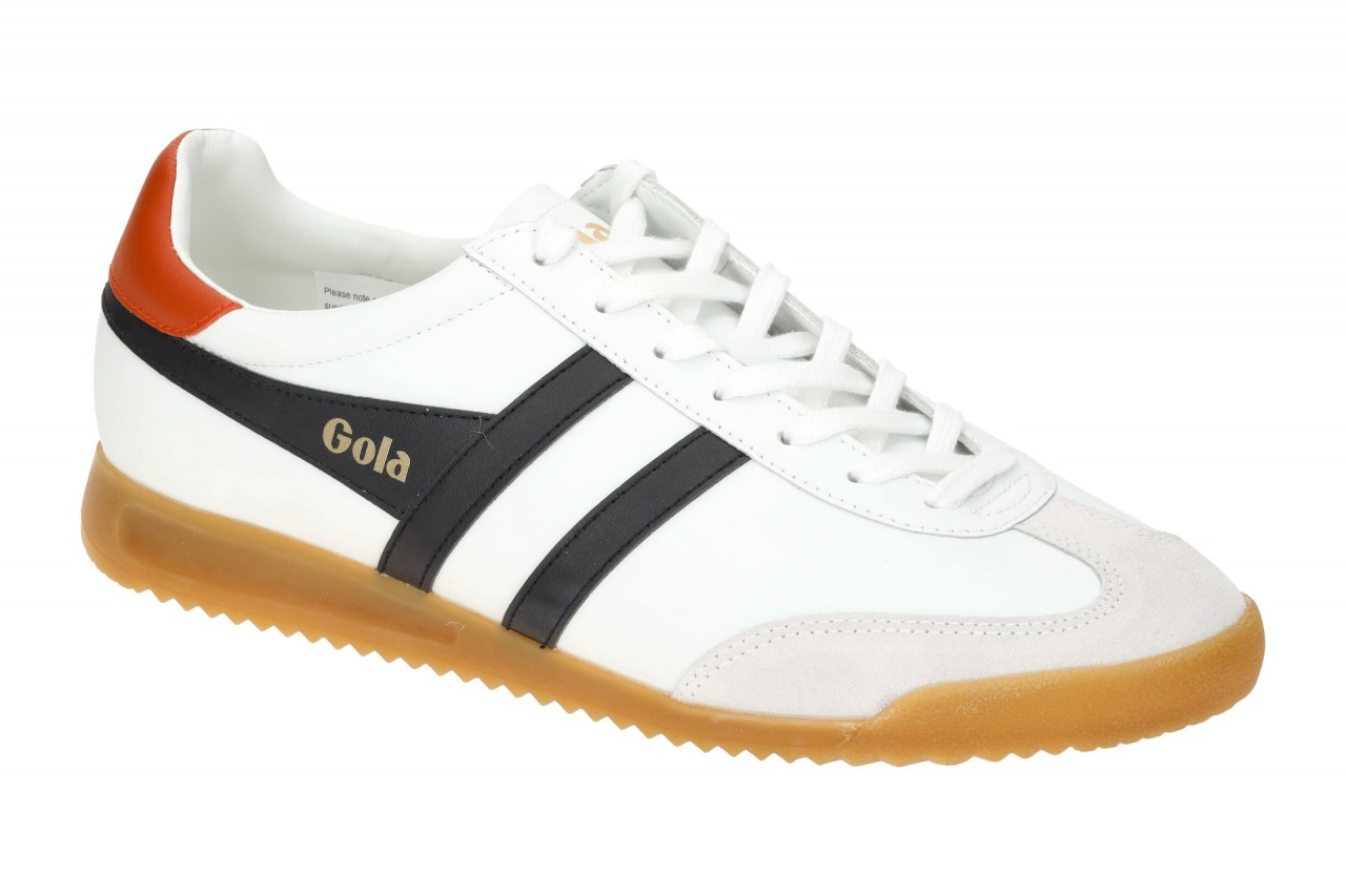 Gola CMB622WX Torpedo Leather Herren Sneaker wei?/schwarz/orange - Velourlede... 1 Gola CMB622WX Torpedo Leather Herren Sneaker wei?/schwarz/orange - Velourlede...