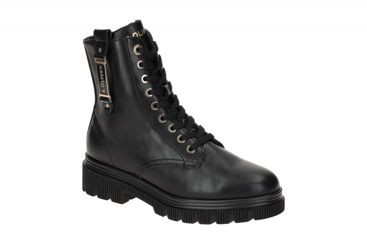 S. Oliver Damen Stiefeletten 5-25262 Schwarz Lace up Boots, SOFT FOAM Fu?bett 1 S. Oliver Damen Stiefeletten 5-25262 Schwarz Lace up Boots, SOFT FOAM Fu?bett