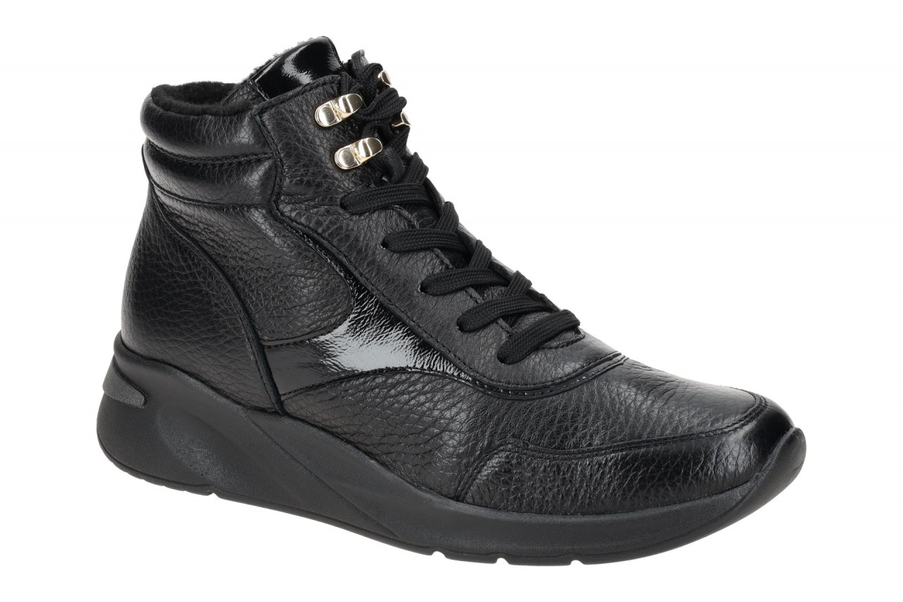 Waldl?ufer Damen Stiefeletten 715801 Schwarz Bequeme Keilabsatz Luftpolster S... 1 Waldl?ufer Damen Stiefeletten 715801 Schwarz Bequeme Keilabsatz Luftpolster S...