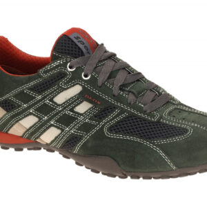 Geox U4207K Snake Herren Sneaker dark grey/off white atmungsaktiv wasserdicht