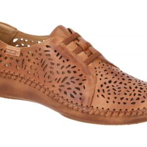 Pikolinos 655-4783 brandy P. VALLARTA Damen Slipper Echtleder Wedge Braun