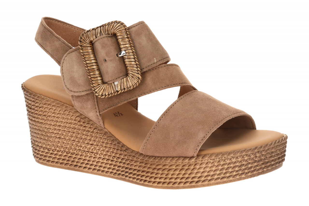 Gabor 84.771 Damen Sandalette Braun Peanut Keilabsatz Riemchen Sandalen 1 Gabor 84.771 Damen Sandalette Braun Peanut Keilabsatz Riemchen Sandalen