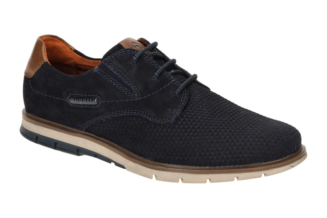 Bugatti 331-9711S-1400 Herren-Halbschuhe dunkelblau Velourleder Komfort Wide 1 Bugatti 331-9711S-1400 Herren-Halbschuhe dunkelblau Velourleder Komfort Wide