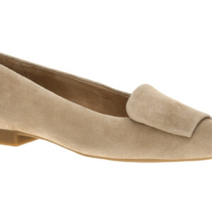 Paul Green Damen Ballerinas 3792-220 Braun Antelope Echtleder Slipper mit spi...