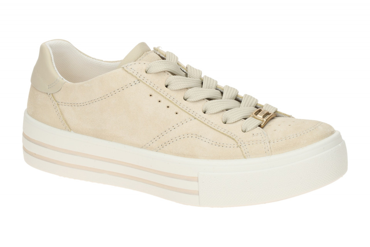 Legero 2-000432-6510 Beige Ecru (Gelb) Damen Plateau Sneaker - Echtleder Velo... 1 Legero 2-000432-6510 Beige Ecru (Gelb) Damen Plateau Sneaker - Echtleder Velo...