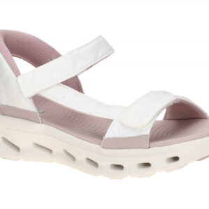 Skechers 141276 WPK Damen Sandale wei?/pink, GLIDE STEP Technologie