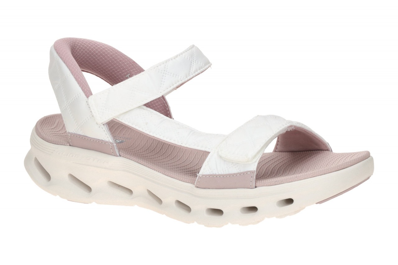 Skechers 141276 WPK Damen Sandale wei?/pink, GLIDE STEP Technologie 1 Skechers 141276 WPK Damen Sandale wei?/pink, GLIDE STEP Technologie