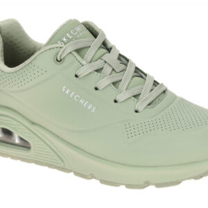 Skechers 73690 UNO - STAND ON AIR Damenschuhe in Gr?n Sage - mit Air Cooled M...