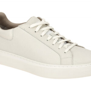 Geox U455WD DEIVEN D Herren Sneaker Grau-Wei? Echtes Leder Textil-Innenfutter...