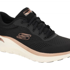 Skechers 150067 BKRG Halbschuhe Schwarz/Rose Gold mit Air Cooled Arch Fit