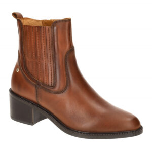 Pikolinos Damen Stiefeletten W2D-8909 cognac BACAROT Braun Echtleder Blockabsatz