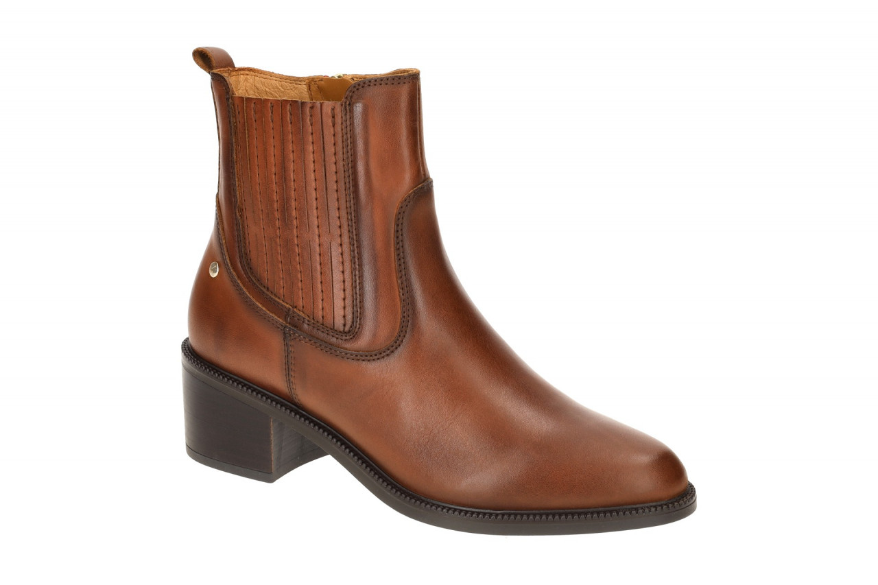 Pikolinos Damen Stiefeletten W2D-8909 cognac BACAROT Braun Echtleder Blockabsatz 1 Pikolinos Damen Stiefeletten W2D-8909 cognac BACAROT Braun Echtleder Blockabsatz