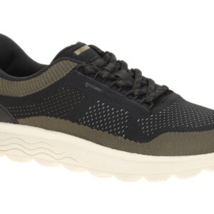 Geox U65MPE 06KEK C0033 SPHERICA PLUS Herren Sneakers Schwarz military FASTin...
