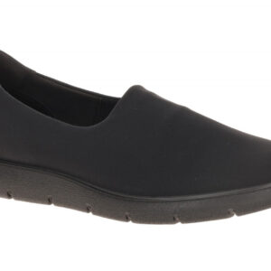 Ecco 239343 Bella 2 Black Textil Loafer - Bequeme Slipper Halbschuhe