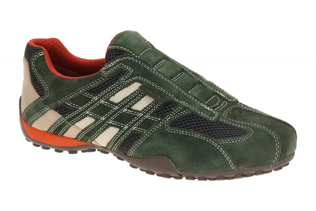 Geox U4207L SNAKE Herren Slipper Grau/dk grey/off white atmungsaktiv wasserdicht 1 Geox U4207L SNAKE Herren Slipper Grau/dk grey/off white atmungsaktiv wasserdicht