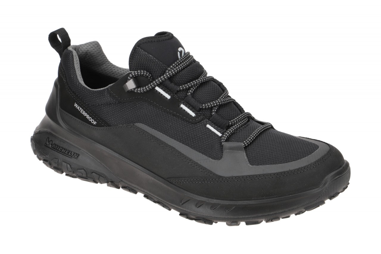 Ecco 824254 ULT-TRN Herrenschuhe Schwarz Nubuck Leder Gummisohle MICHELIN 1 Ecco 824254 ULT-TRN Herrenschuhe Schwarz Nubuck Leder Gummisohle MICHELIN