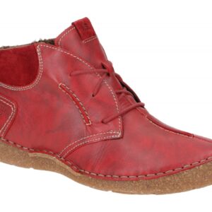 Josef Seibel Damen Stiefeletten FERGEY 65 Rot Echtleder Warmfutter Gummisohle