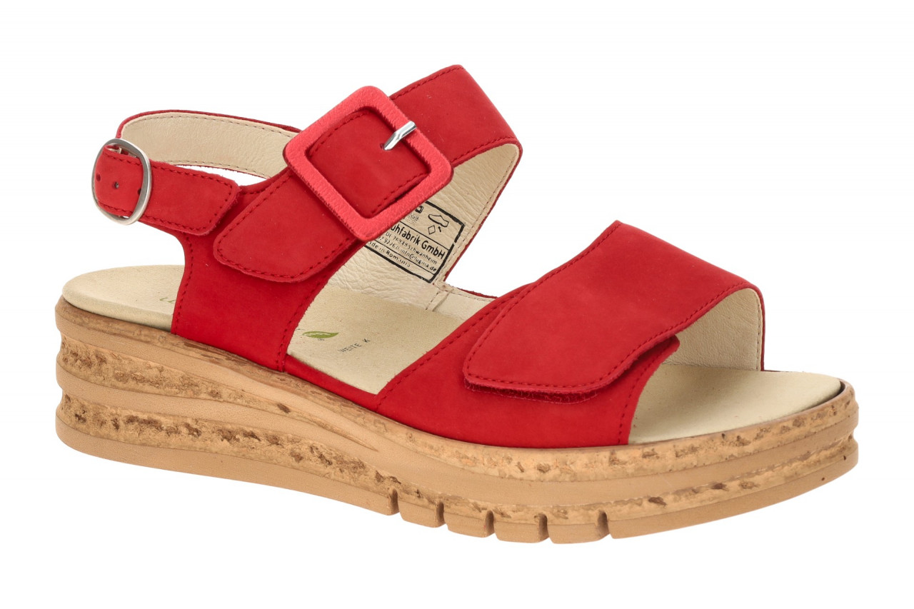 Waldl?ufer 677001 K-ARLENE Damen Sandale rot firmino Luftpolstersohle 1 Waldl?ufer 677001 K-ARLENE Damen Sandale rot firmino Luftpolstersohle