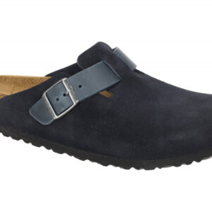 Birkenstock 1028210 BS Boston Pantolette Herren dunkelblau midnight Echtleder...