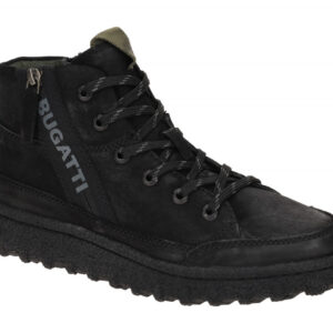 Bugatti 321-APB31-3500 Herrenstiefelette CAMPO Schwarz Velourleder Soft Fit