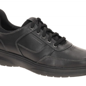 Clarks 26184415 7 MULLAN EASY Herren Slipper Schwarz Leder bequem