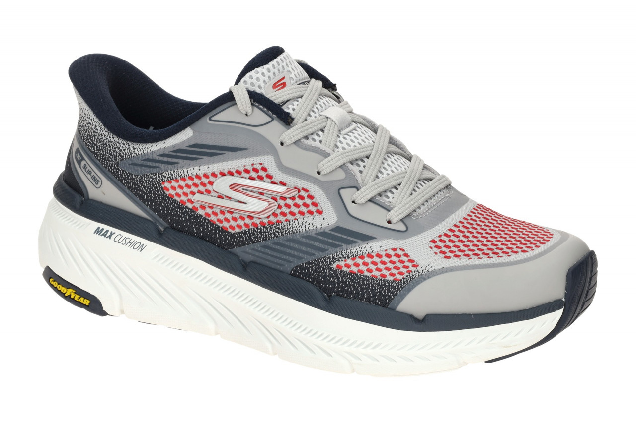 Skechers 220774 GYNV Herren Sportschuhe Grau / Navy Slip Ins Air Cooled Memor... 1 Skechers 220774 GYNV Herren Sportschuhe Grau / Navy Slip Ins Air Cooled Memor...