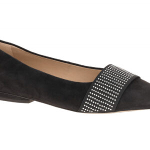 Peter Kaiser Damen Ballerinas 9-72120-46 004 Schwarz Velourleder Echtleder Fu...