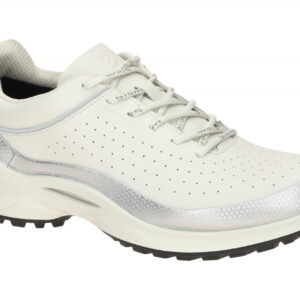 Ecco 850824 Herren Outdoor Sneaker Wei?/silver metallic/white, wasserdicht