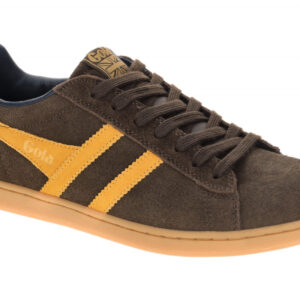 Gola CMB387TY EQUIPE II SUEDE Herren Sneaker braun/navy - Retro Design, echte...
