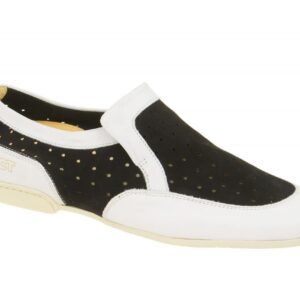Eject 18331.002 Jano Herren Slipper Wei?/Schwarz Gummisohle heraushnehmbares ...