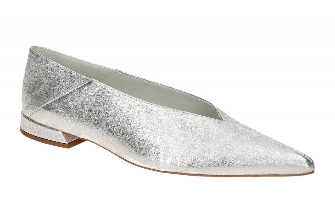 H?gl 1821 TEA Ballerinas in Silber silver Echtleder spitz Gr??e F- normal 1 H?gl 1821 TEA Ballerinas in Silber silver Echtleder spitz Gr??e F- normal