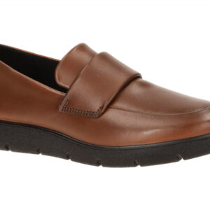 Ecco 23935301014 Bella 2 Loafer Braun Mink Bequeme Slipper Halbschuhe