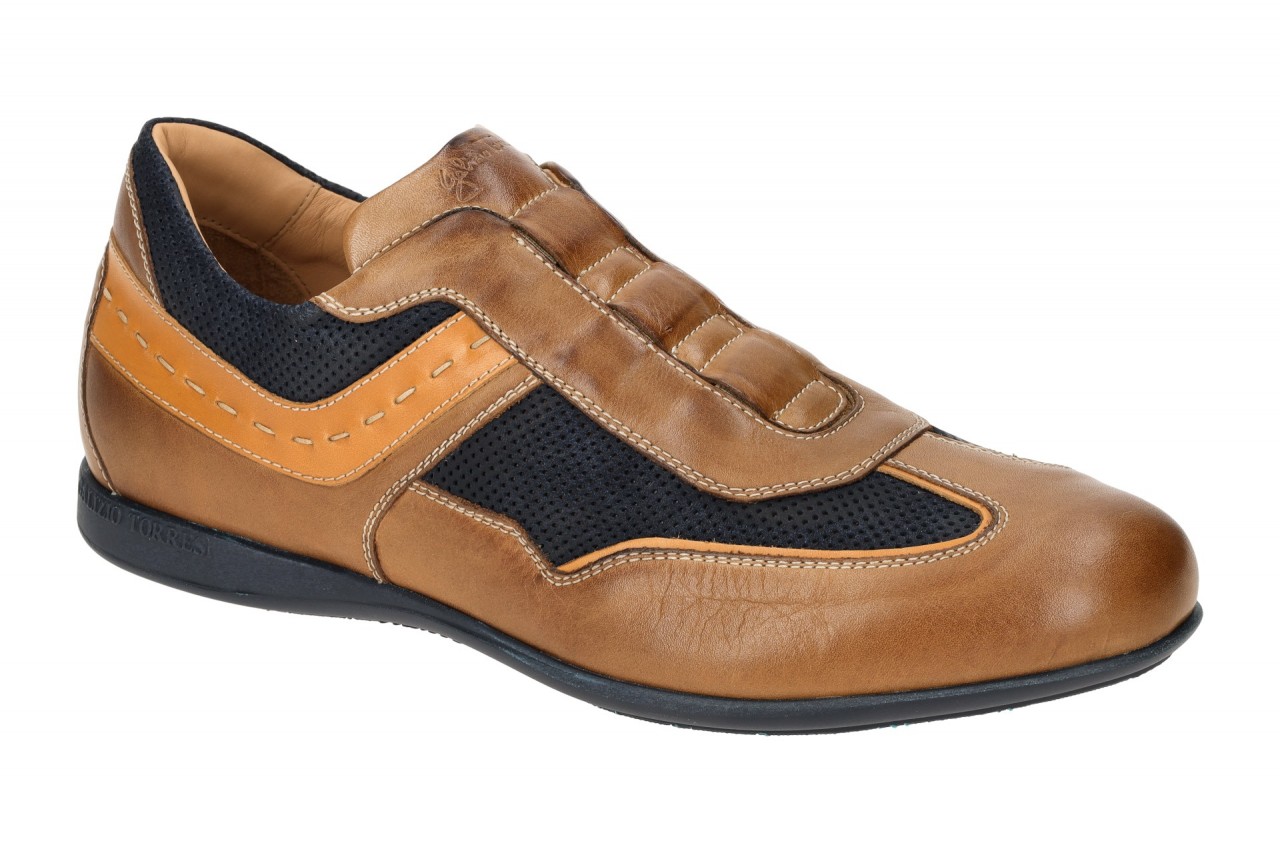 Galizio Torresi Herren Slipper 313110 Braun Marrone/Notte Echtleder Gummisohl... 1 Galizio Torresi Herren Slipper 313110 Braun Marrone/Notte Echtleder Gummisohl...