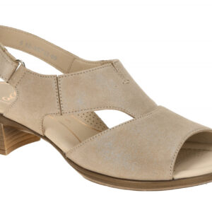 ara 12-35732 LUGANO-S Damen Sandale Beige - Sand mit extra leichter PU Sohle
