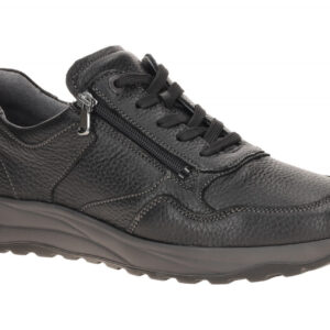 Waldl?ufer 662002 K-JOHN Herrenschuhe bequeme Schn?r Halbschuhe Schwarz Echtl...