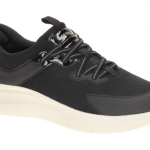 Geox D670JB Plummery Plus Damen Slipper Schwarz - sportliche Halbschuhe, FAST...