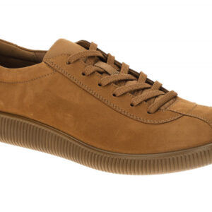 Ecco 53775402034 Herren Sneakers camel Nubuck Leder G-Weite flexibel PU-Laufs...