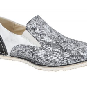 Eject 20910.002 SONY3DEAL Damen Slipper Grau Schwarz Wei? Echtleder Gummisohle