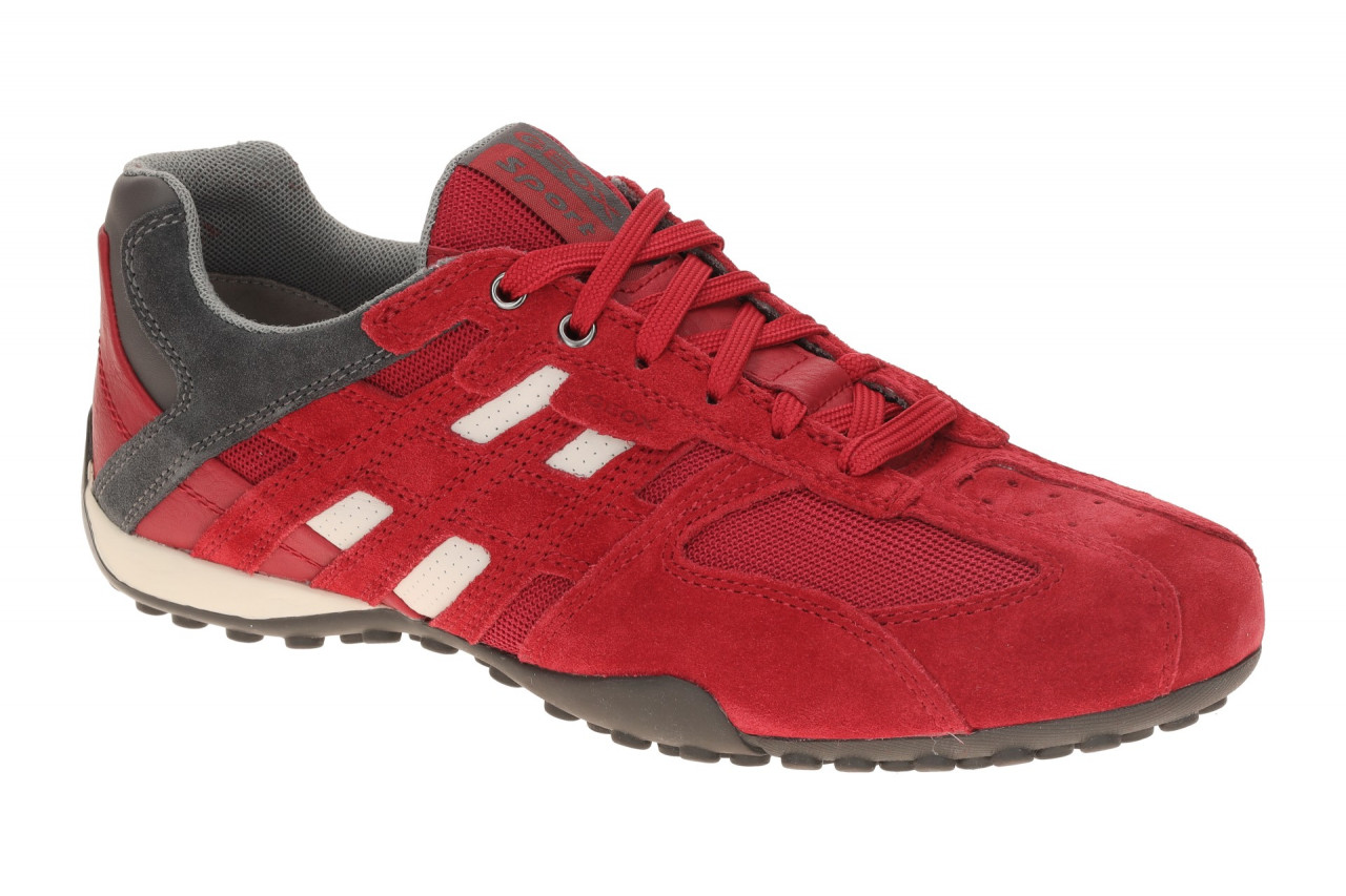 Geox U4207K Snake uomo k Sneaker rot/grau wasserdicht atmungsaktiv 1 Geox U4207K Snake uomo k Sneaker rot/grau wasserdicht atmungsaktiv