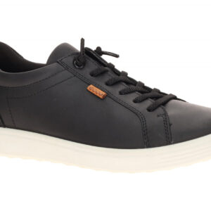 Ecco 49058351052 Soft 7 - Low Easy Slip Damenschuhe Schwarz Matt/weiss Gummiz...