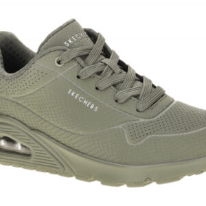Skechers 177861 OLV UNO - SHINY SCALE Damenschuhe Sneaker Gr?n Olive