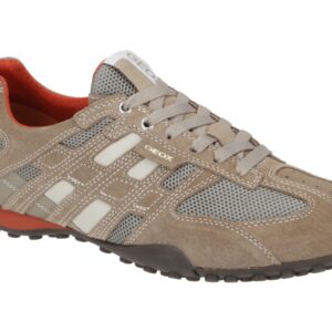 Geox U4207K Snake uomo Halbschuh beige/orange atmungsaktiv wasserdicht