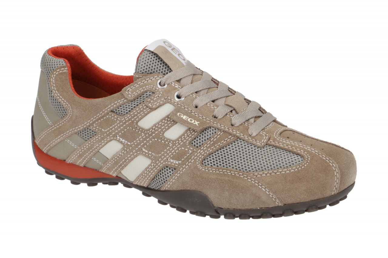 Geox U4207K Snake uomo Halbschuh beige/orange atmungsaktiv wasserdicht 1 Geox U4207K Snake uomo Halbschuh beige/orange atmungsaktiv wasserdicht