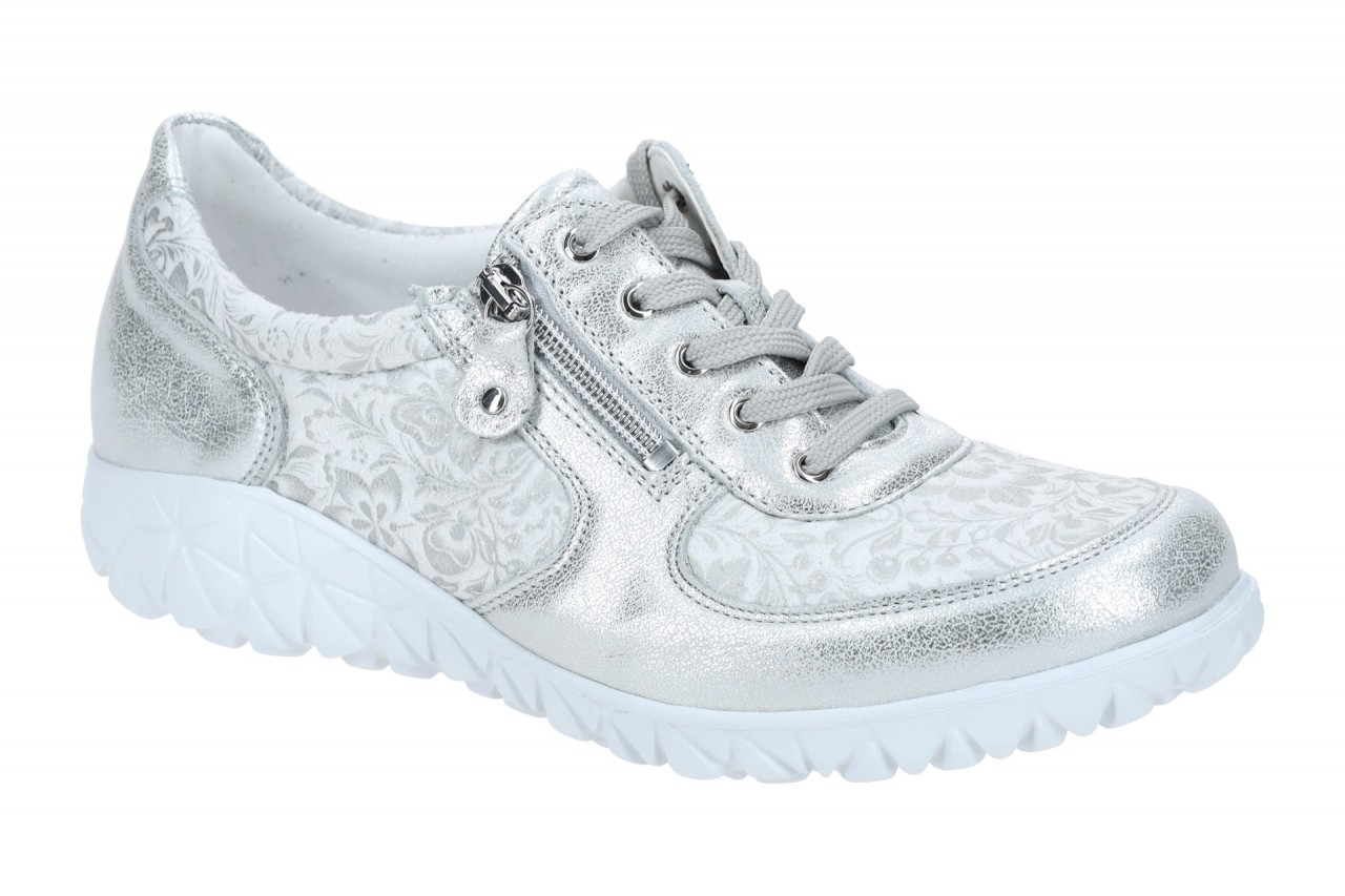 Waldl?ufer H89001 213 989 Damenschuhe HAVY SOFT silber grau metallic + wei?, ... 1 Waldl?ufer H89001 213 989 Damenschuhe HAVY SOFT silber grau metallic + wei?, ...