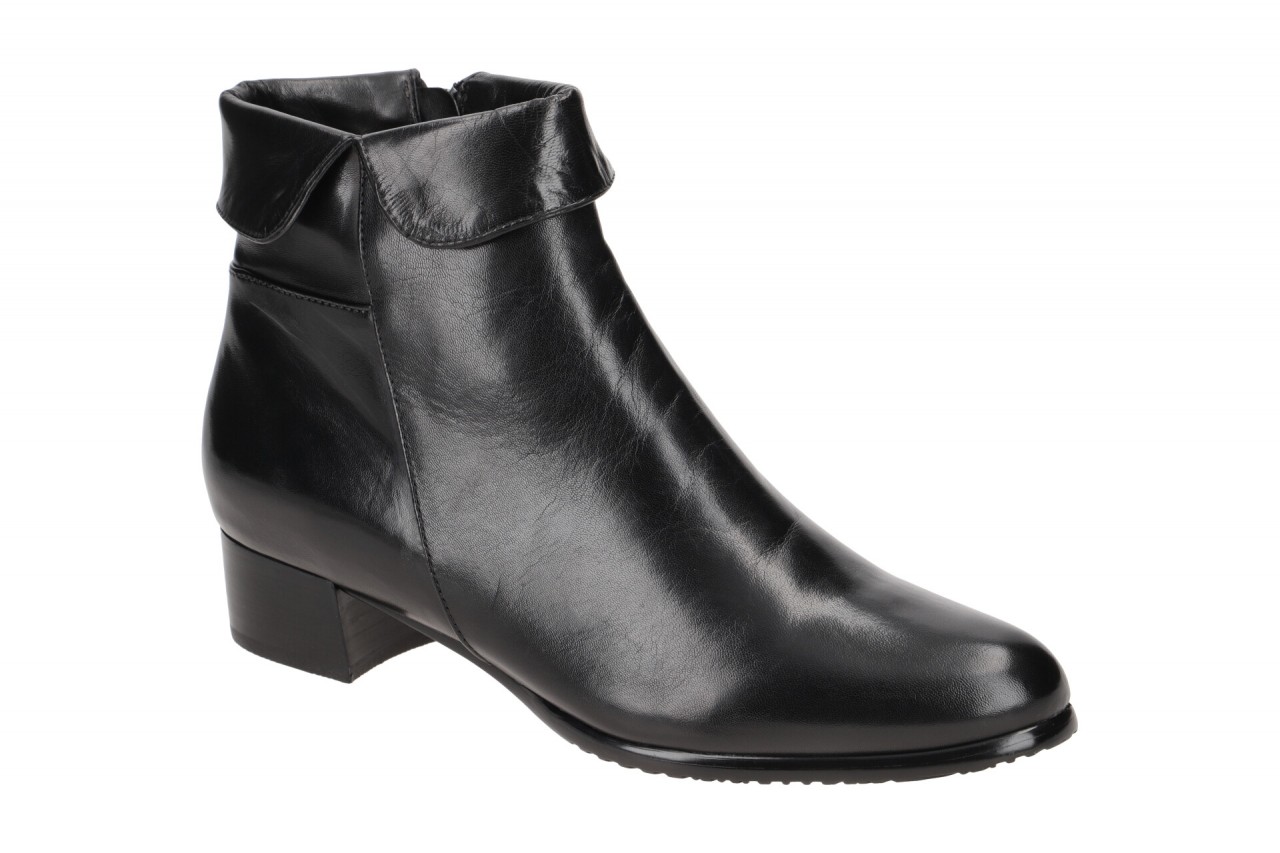Everybody 49146T3254 GL001 Schwarze Echtleder Damen Stiefeletten Blockabsatz 1 Everybody 49146T3254 GL001 Schwarze Echtleder Damen Stiefeletten Blockabsatz
