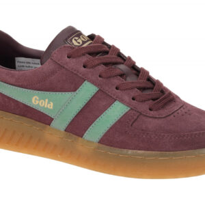 Gola CLA589RN GrandSlam Suede Damen Sneaker Lila Windsor Wine/Green Mist/Gum