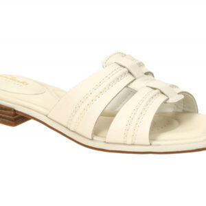 Clarks Ariany Mule 26181237 4 Beige Cream Damen Pantoletten 1,5cm Absatz