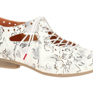 Think 3-000565-1020 GUAD 2 Damen Halbschuhe wei? Echtleder Gummisohle